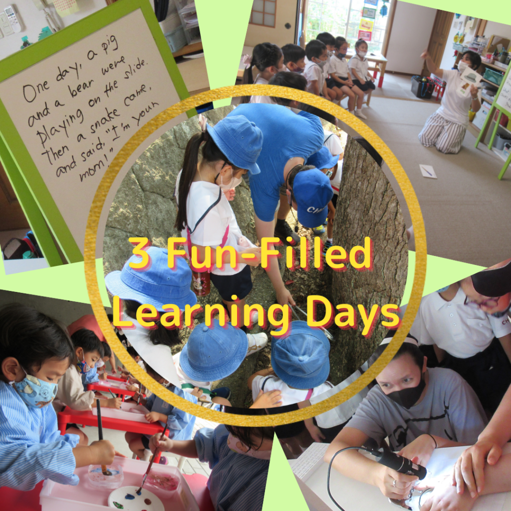 3 Fun-Filled Learning Days（本当に楽しく、学びのある3日でした！）