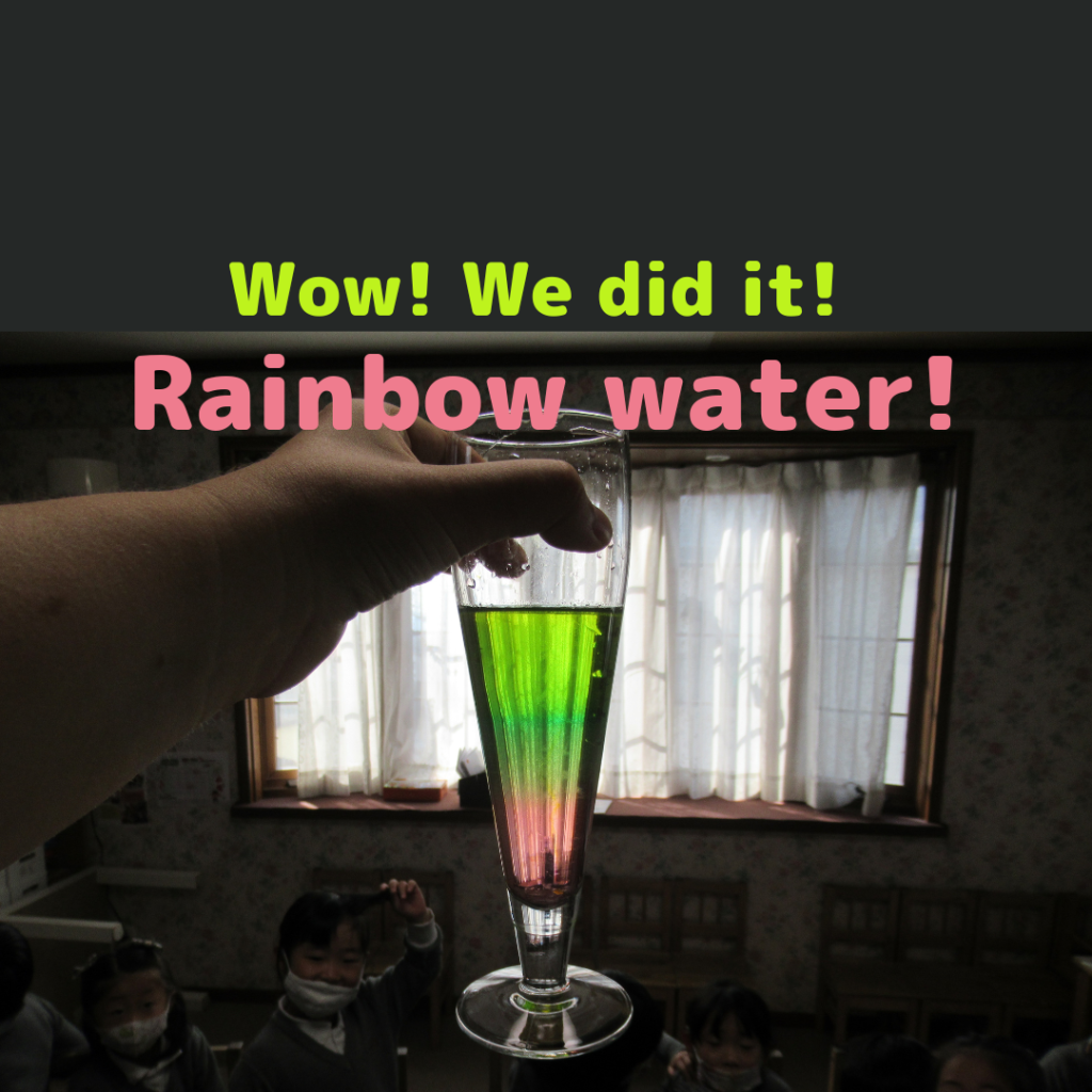 Rainbow Water and more about our bodies